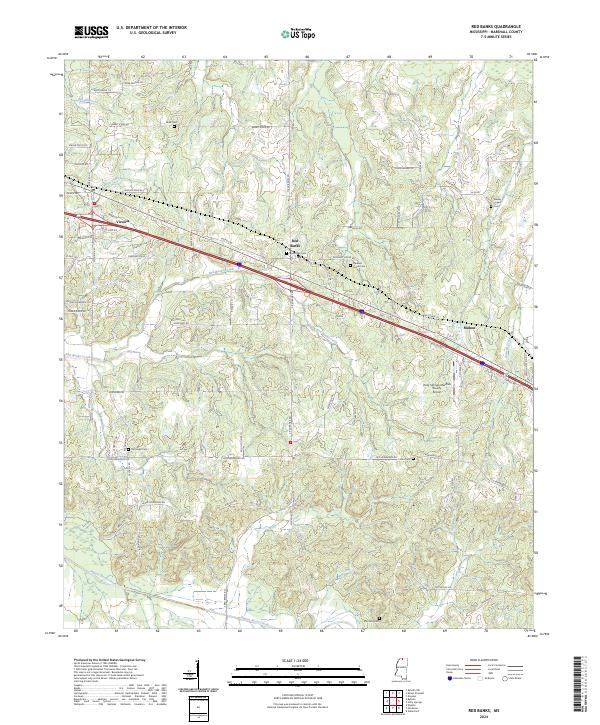 Red Banks, MS — USGS 7.5-minute topo (2024)