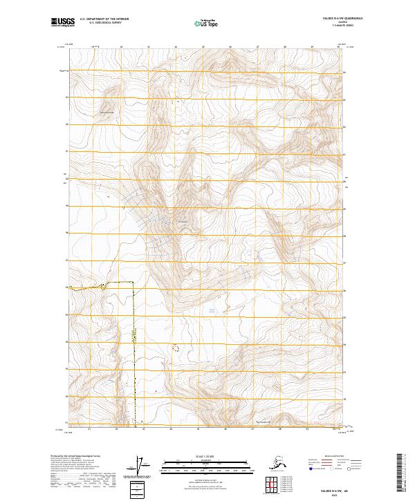 Valdez B-6 SW, AK — USGS 7.5-minute topo (2023)