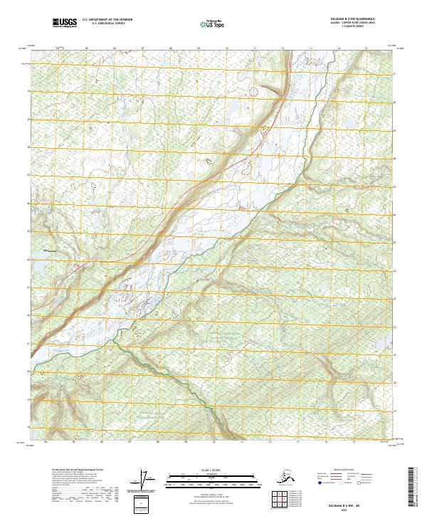 Gulkana B-2 NW, AK — USGS 7.5-minute topo (2023)