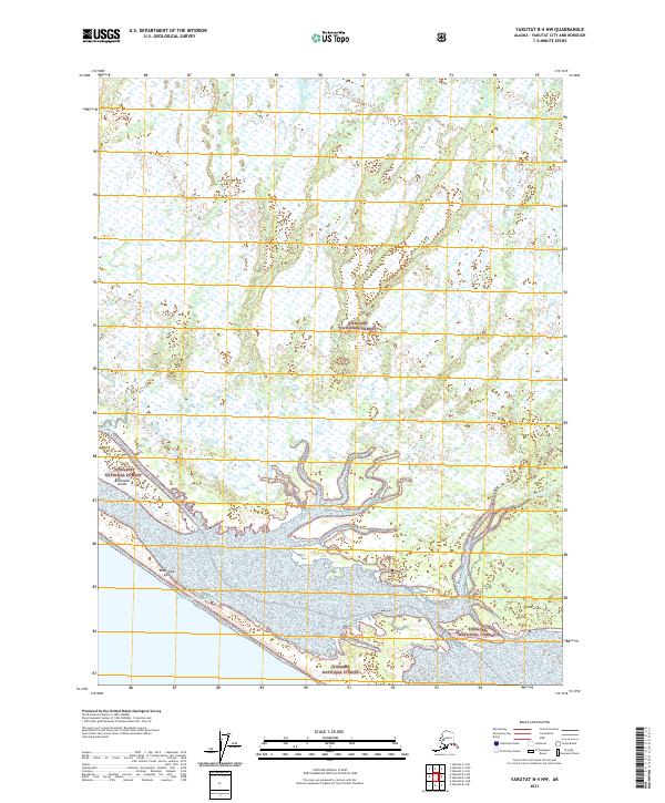 Yakutat B-4 NW, AK — USGS 7.5-minute topo (2021)