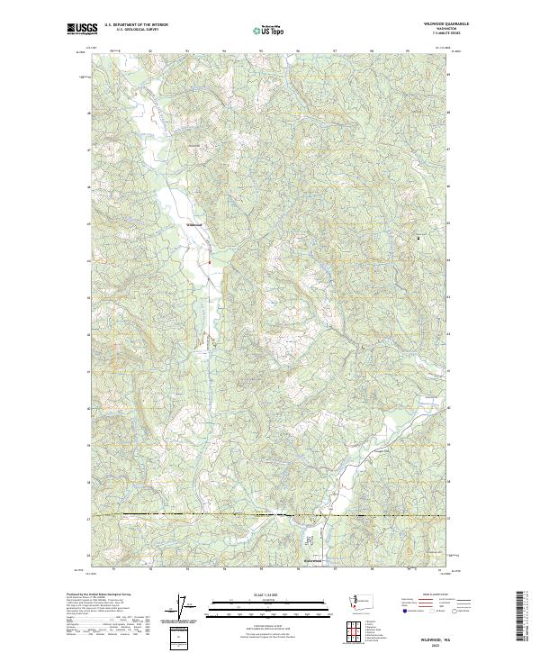 Wildwood, WA — USGS 7.5-minute topo (2023)