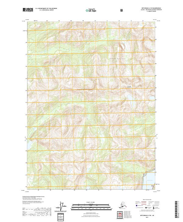 Ketchikan A-2 SE, AK — USGS 7.5-minute topo (2021)