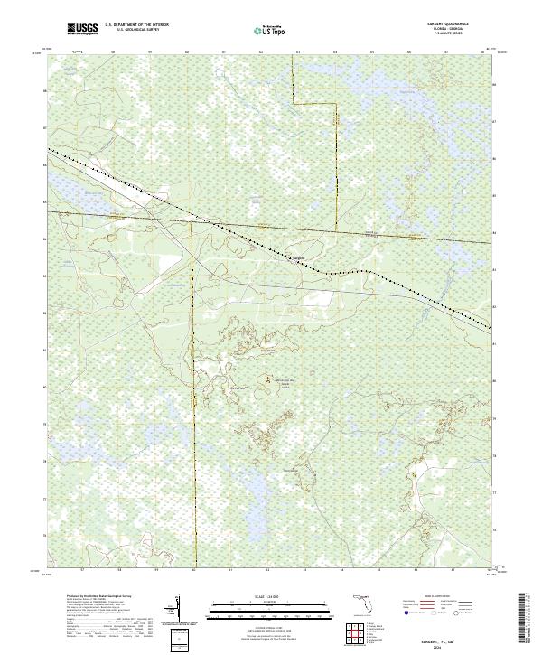 Sargent, FL-GA — USGS 7.5-minute topo (2024)