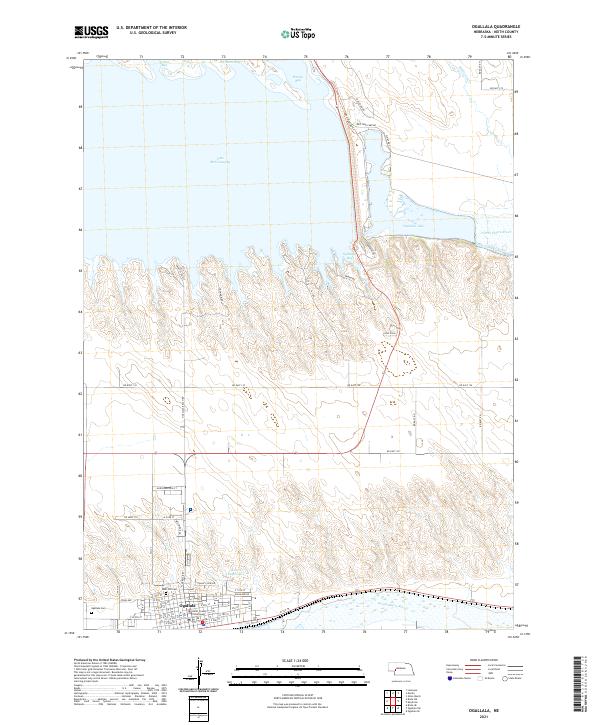 Ogallala, NE — USGS 7.5-minute topo (2021)