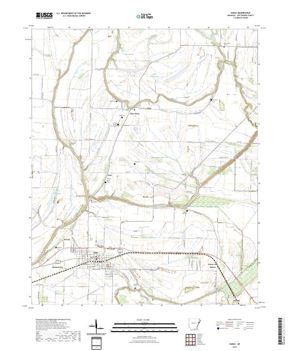 Earle, AR — USGS 7.5-minute topo (2024)