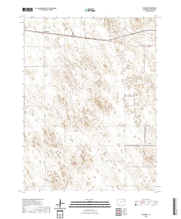 Schramm, CO — USGS 7.5-minute topo (2022)