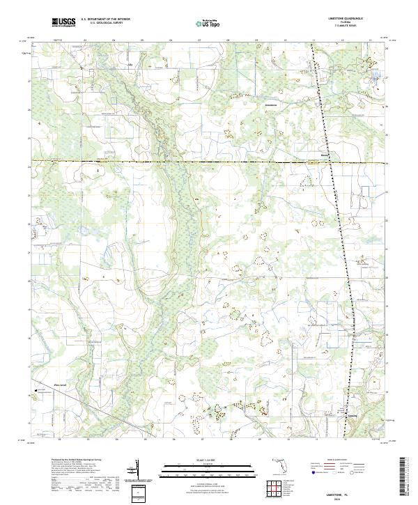 Limestone, FL — USGS 7.5-minute topo (2024)