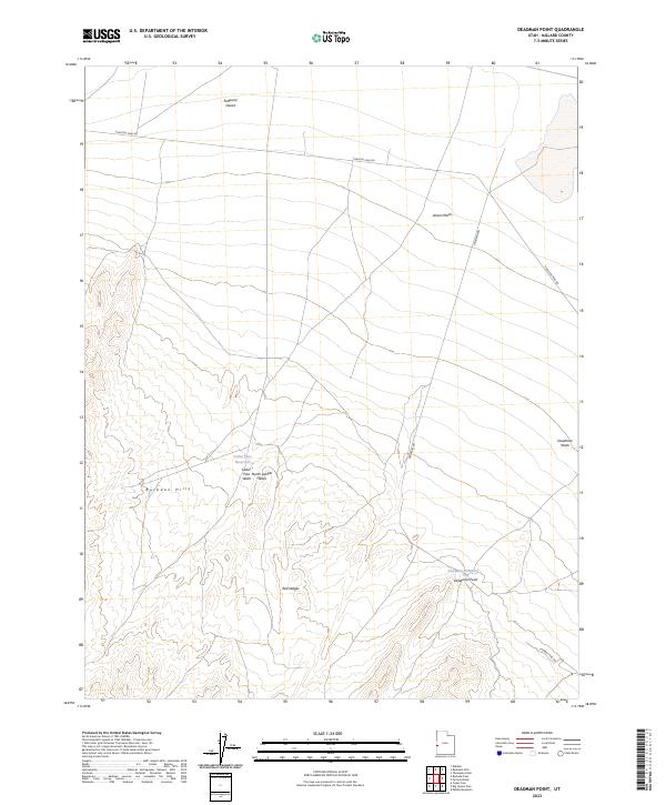 Deadman Point, UT — USGS 7.5-minute topo (2023)