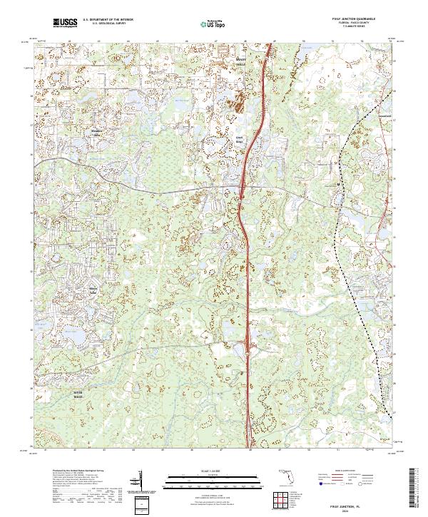 Fivay Junction, FL — USGS 7.5-minute topo (2024)