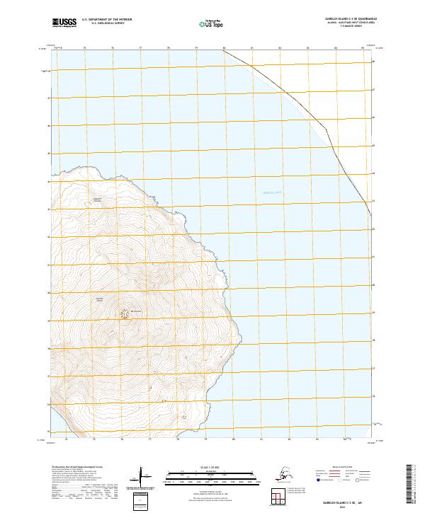 Gareloi Island C-3 SE, AK — USGS 7.5-minute topo (2021)