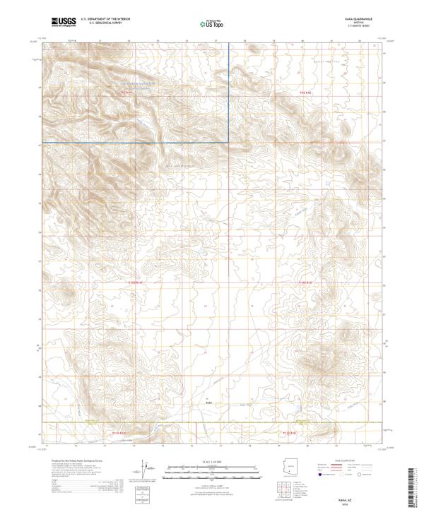 Kaka, AZ — USGS 7.5-minute topo (2026)