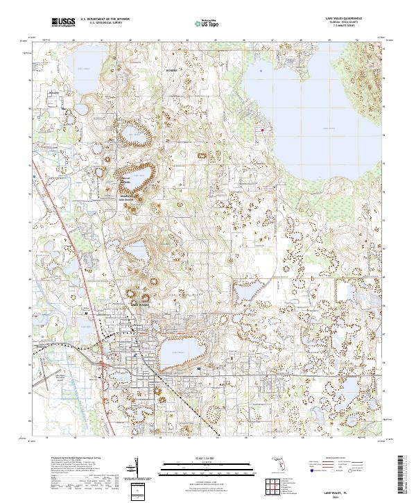 Lake Wales, FL — USGS 7.5-minute topo (2024)