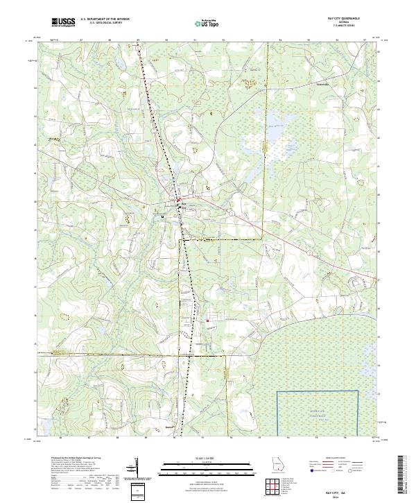 Ray City, GA — USGS 7.5-minute topo (2024)