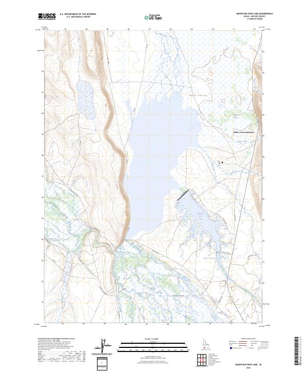 Mountain View Lake, ID — USGS 7.5-minute topo (2024)
