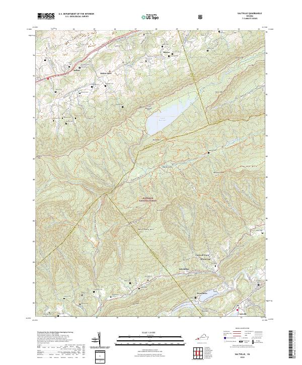 Saltville, VA — USGS 7.5-minute topo (2022)