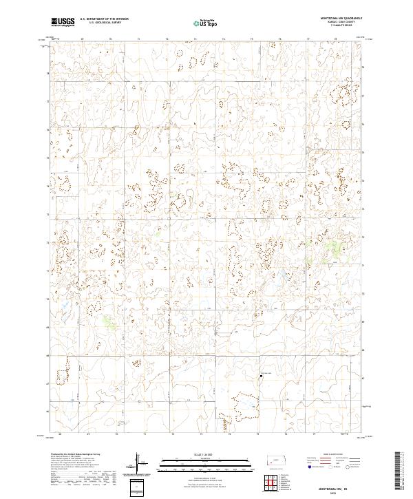 Montezuma NW, KS — USGS 7.5-minute topo (2022)