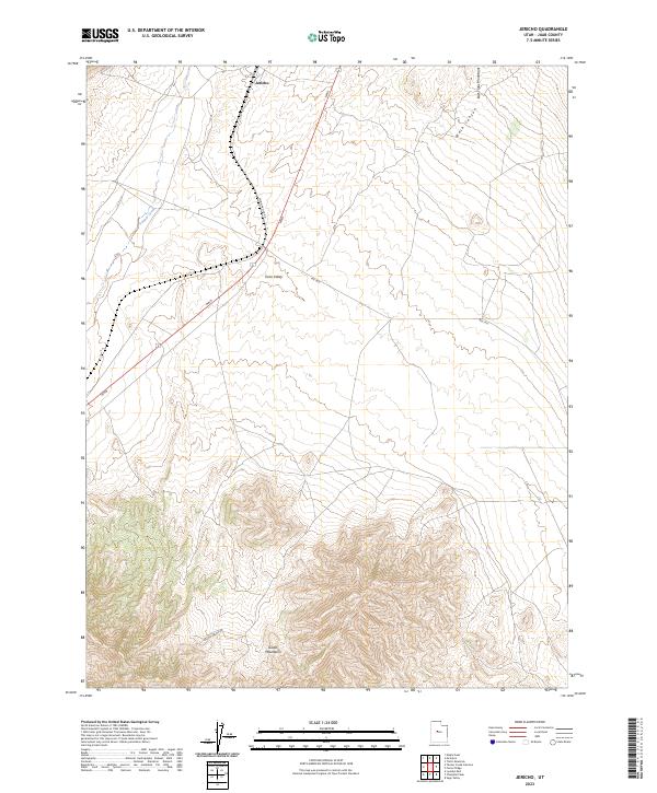 Jericho, UT — USGS 7.5-minute topo (2023)
