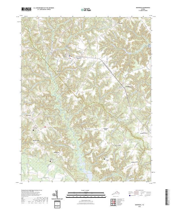 Montross, VA — USGS 7.5-minute topo (2022)