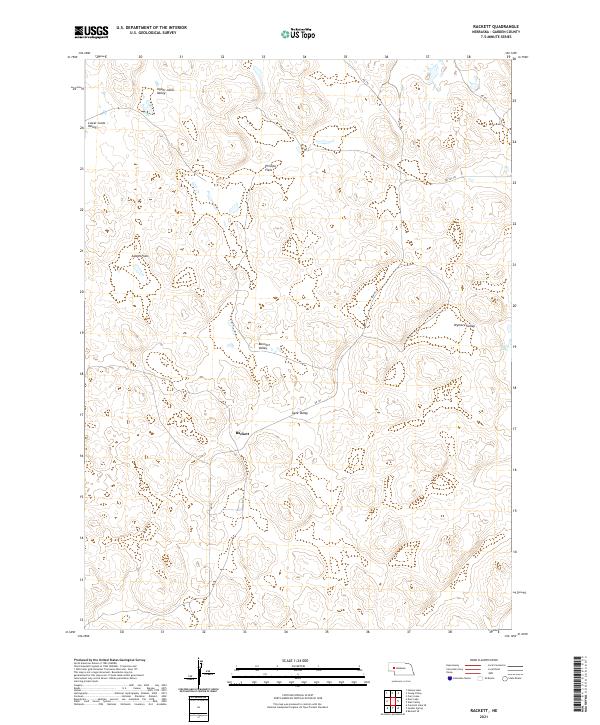 Rackett, NE — USGS 7.5-minute topo (2021)