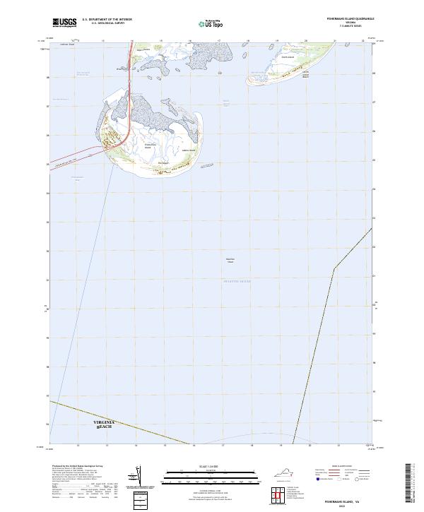 Fishermans Island, VA — USGS 7.5-minute topo (2022)
