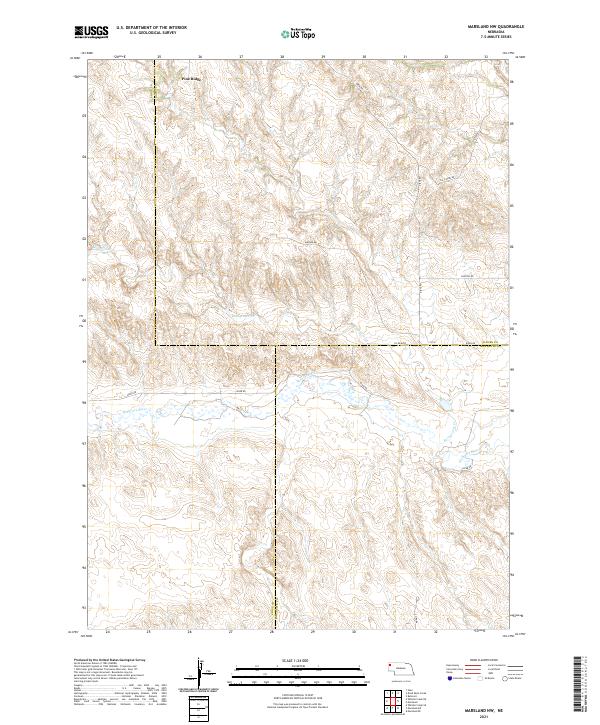 Marsland NW, NE — USGS 7.5-minute topo (2021)