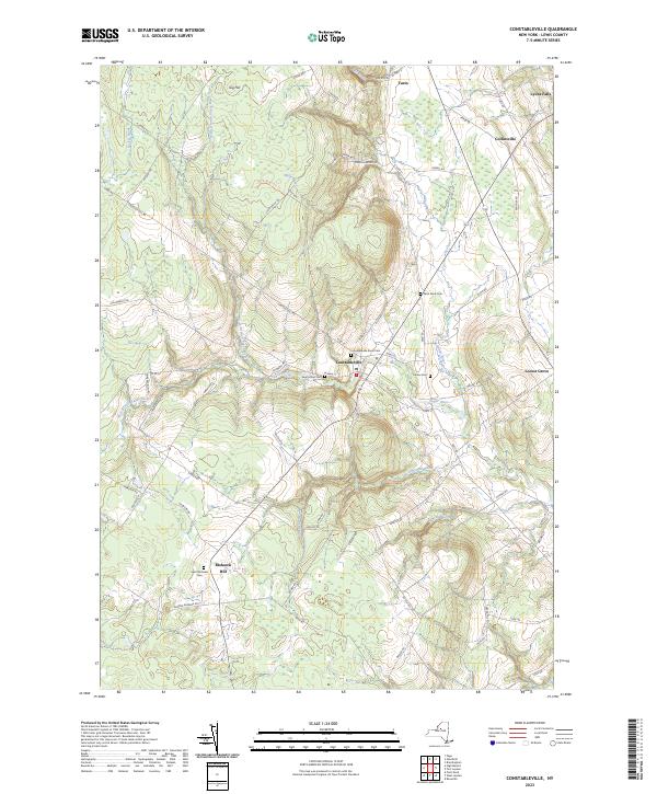 Constableville, NY — USGS 7.5-minute topo (2023)