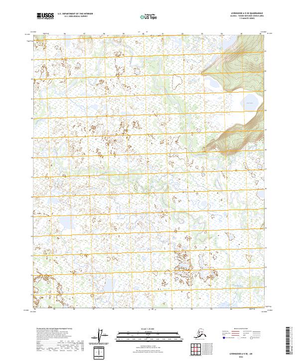 Livengood A-5 SE, AK — USGS 7.5-minute topo (2024)