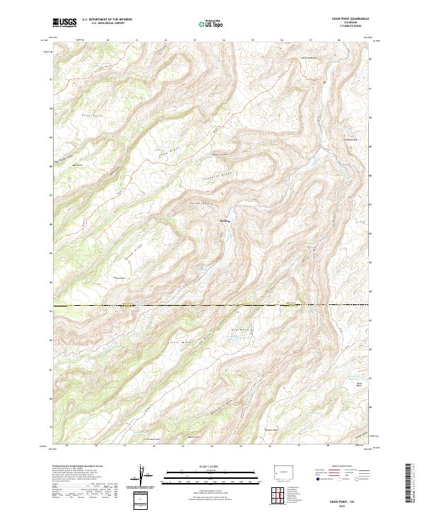 Good Point, CO — USGS 7.5-minute topo (2022)