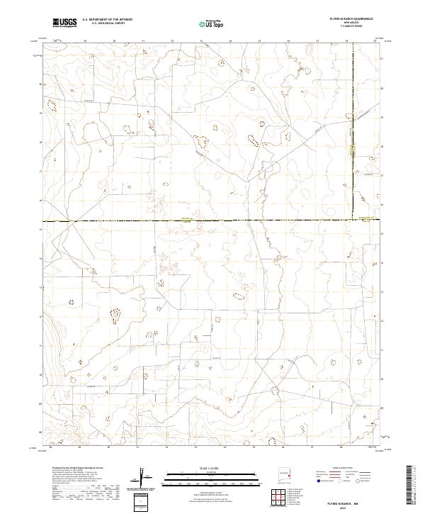 Flying M Ranch, NM — USGS 7.5-minute topo (2023)