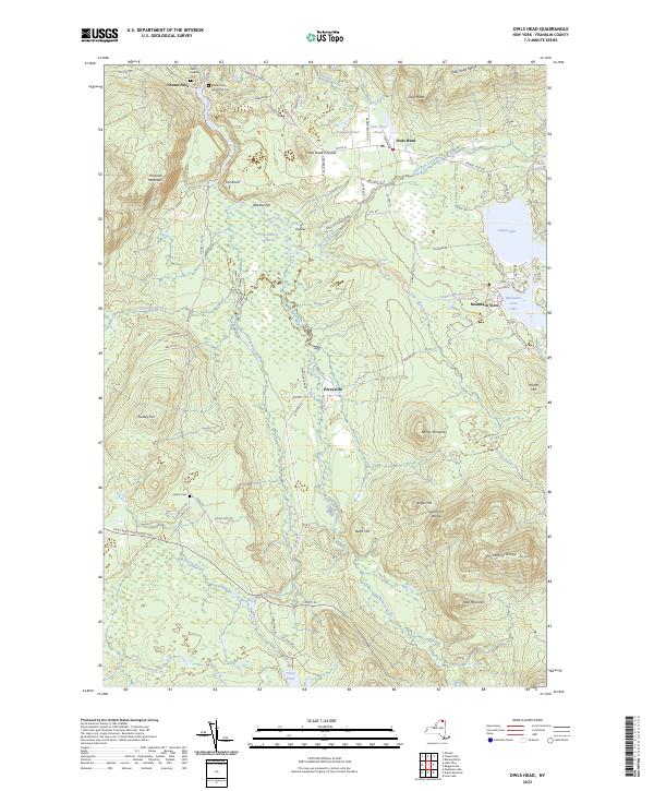 Owls Head, NY — USGS 7.5-minute topo (2023)