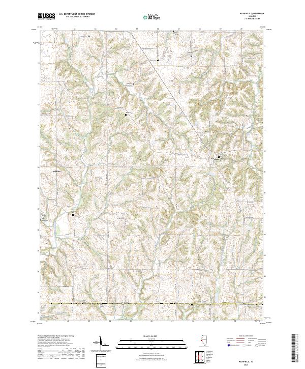 Richfield, IL — USGS 7.5-minute topo (2024)