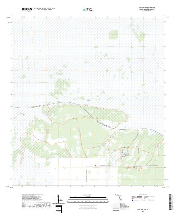 Long Pine Key, FL — USGS 7.5-minute topo (2024)