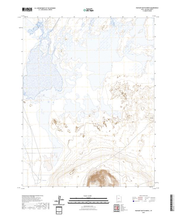 Pahvant Butte North, UT — USGS 7.5-minute topo (2023)