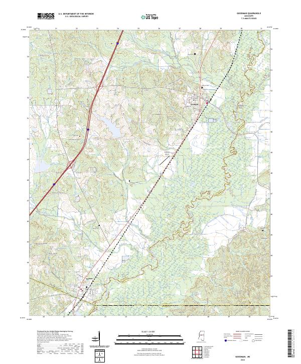 Goodman, MS — USGS 7.5-minute topo (2024)