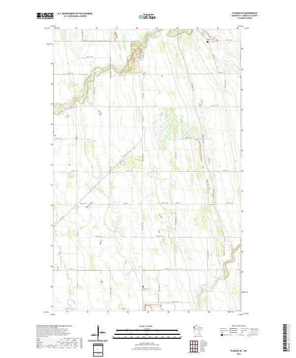 Florian SE, MN — USGS 7.5-minute topo (2022)