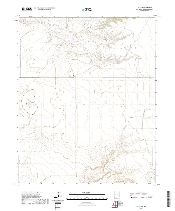 Salt Lake, NM — USGS 7.5-minute topo (2023)