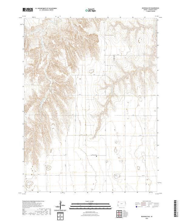 McDonald NE, KS — USGS 7.5-minute topo (2022)