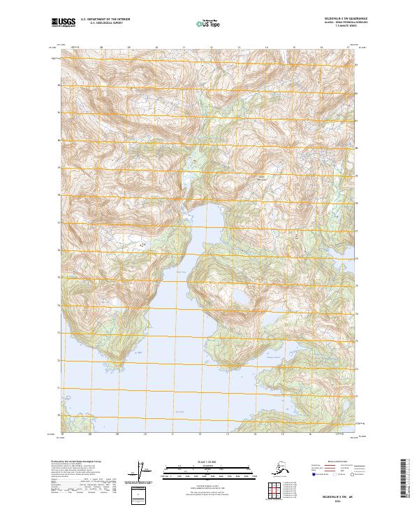 Seldovia B-3 SW, AK — USGS 7.5-minute topo (2024)