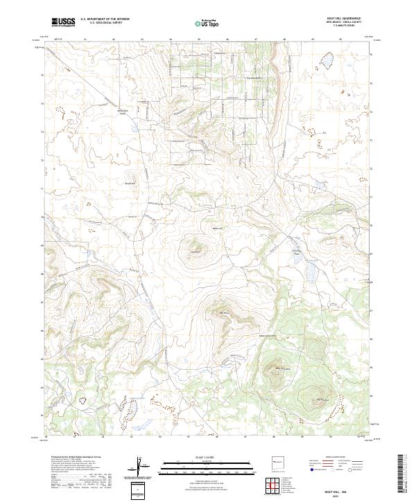 Goat Hill, NM — USGS 7.5-minute topo (2023)