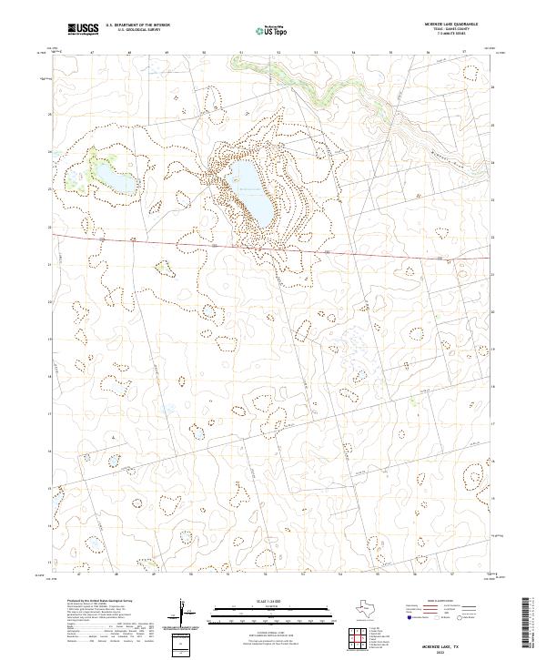 McKenzie Lake, TX — USGS 7.5-minute topo (2022)