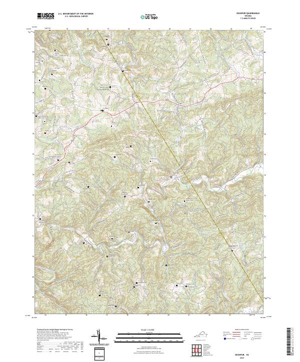 Dugspur, VA — USGS 7.5-minute topo (2022)