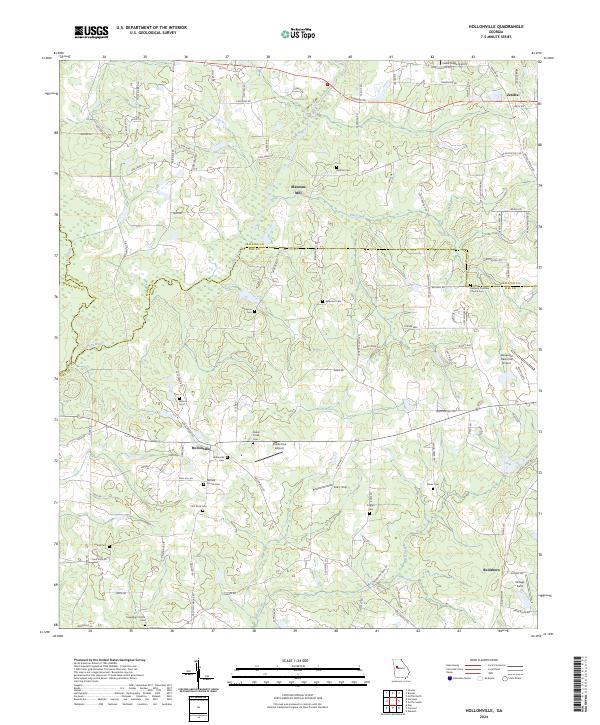 Hollonville, GA — USGS 7.5-minute topo (2024)