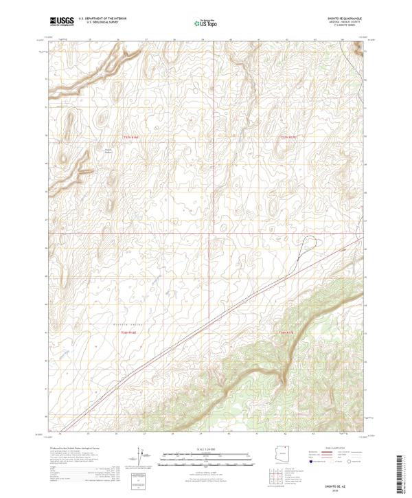 Shonto SE, AZ — USGS 7.5-minute topo (2026)