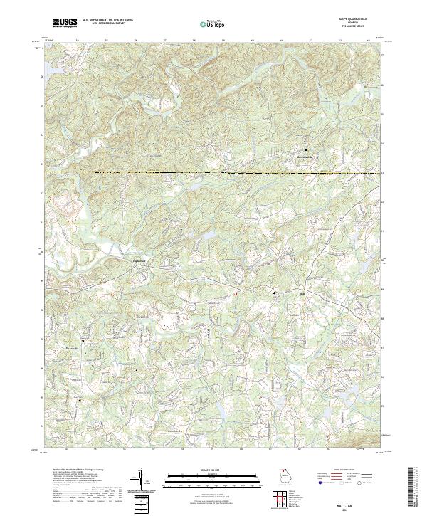 Matt, GA — USGS 7.5-minute topo (2024)