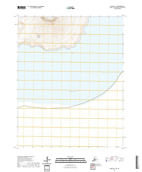 Amukta C-1 NE, AK — USGS 7.5-minute topo (2021)