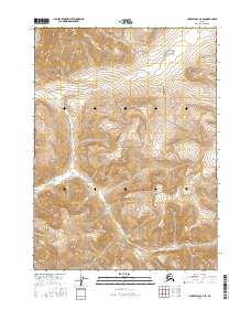 Survey Pass D-2 SE, AK — USGS 7.5-minute topo (2016)