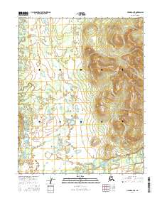 Hughes B-4 NE, AK — USGS 7.5-minute topo (2016)