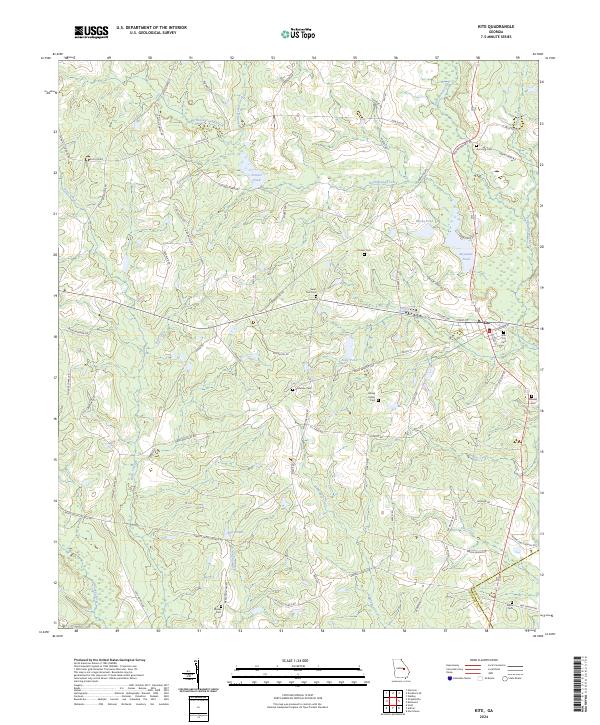 Kite, GA — USGS 7.5-minute topo (2024)