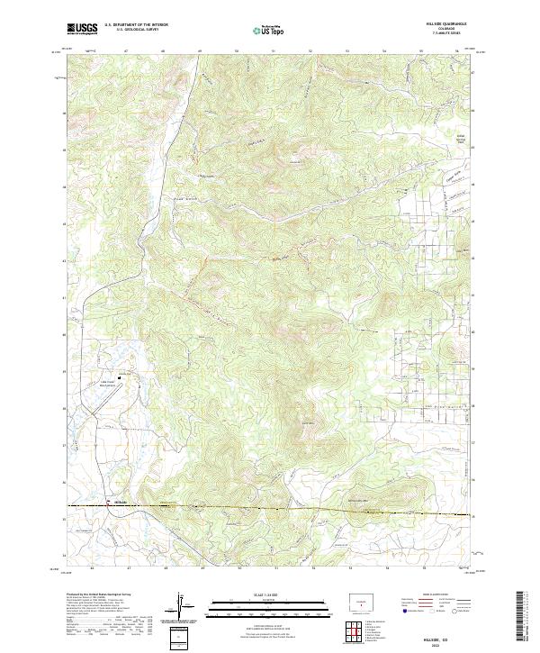 Hillside, CO — USGS 7.5-minute topo (2022)
