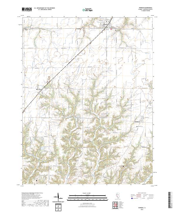 Shipman, IL — USGS 7.5-minute topo (2024)